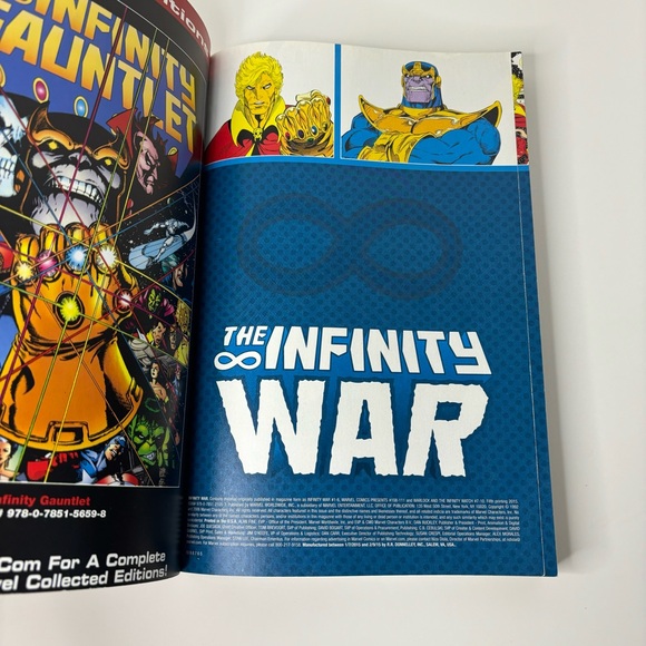 The Infinity War by Jim Starlin Avengers Marvel Comics Trade Paperback TPB - Picture 4 of 9
